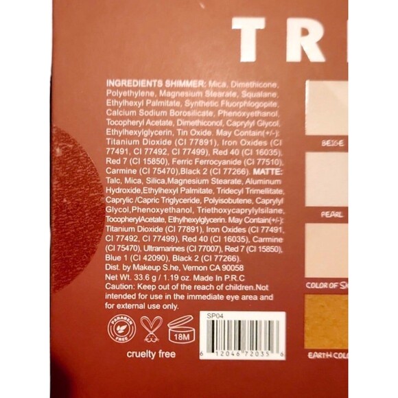 S.he Treasures 32 Colorful Eyeshadow Palette For The Fashionista - Picture 4 of 5